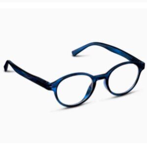 Peepers Dawson Blue Light Blocking Reading Glasses in Navy Horn